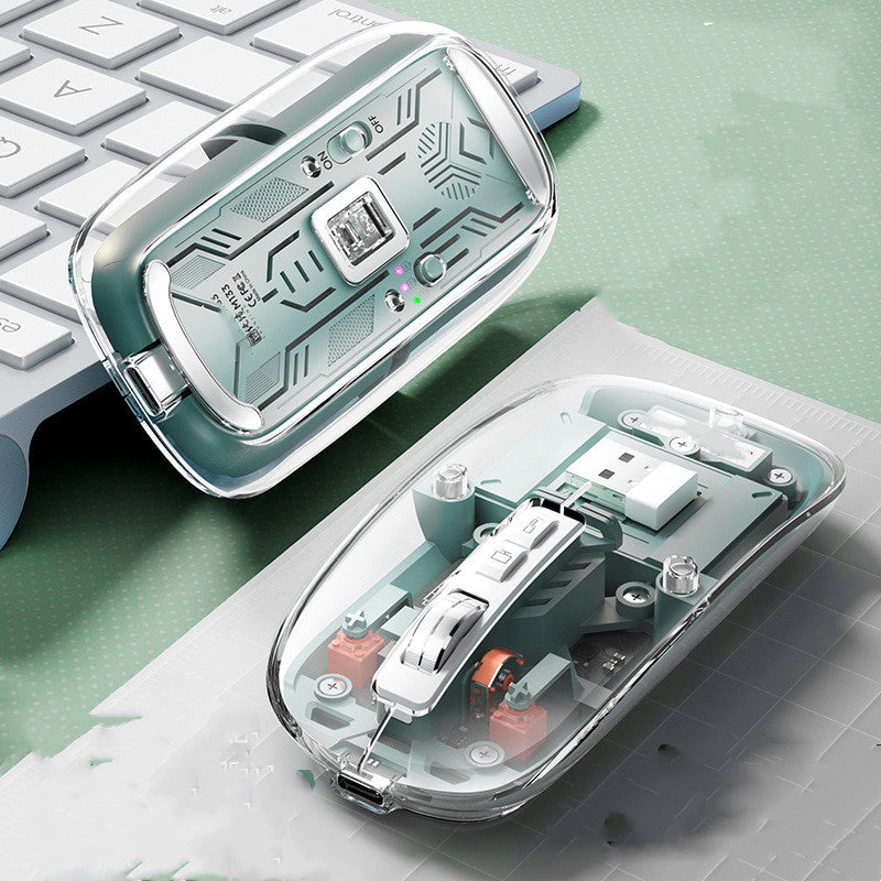 Transparent Touch Bluetooth Mouse