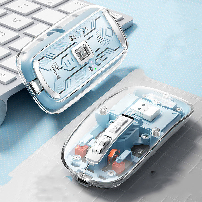 Transparent Touch Bluetooth Mouse