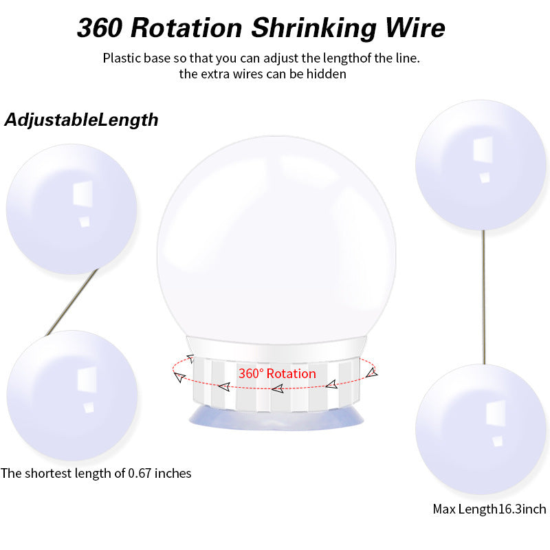 Touch Beam USB Mirror Bulb