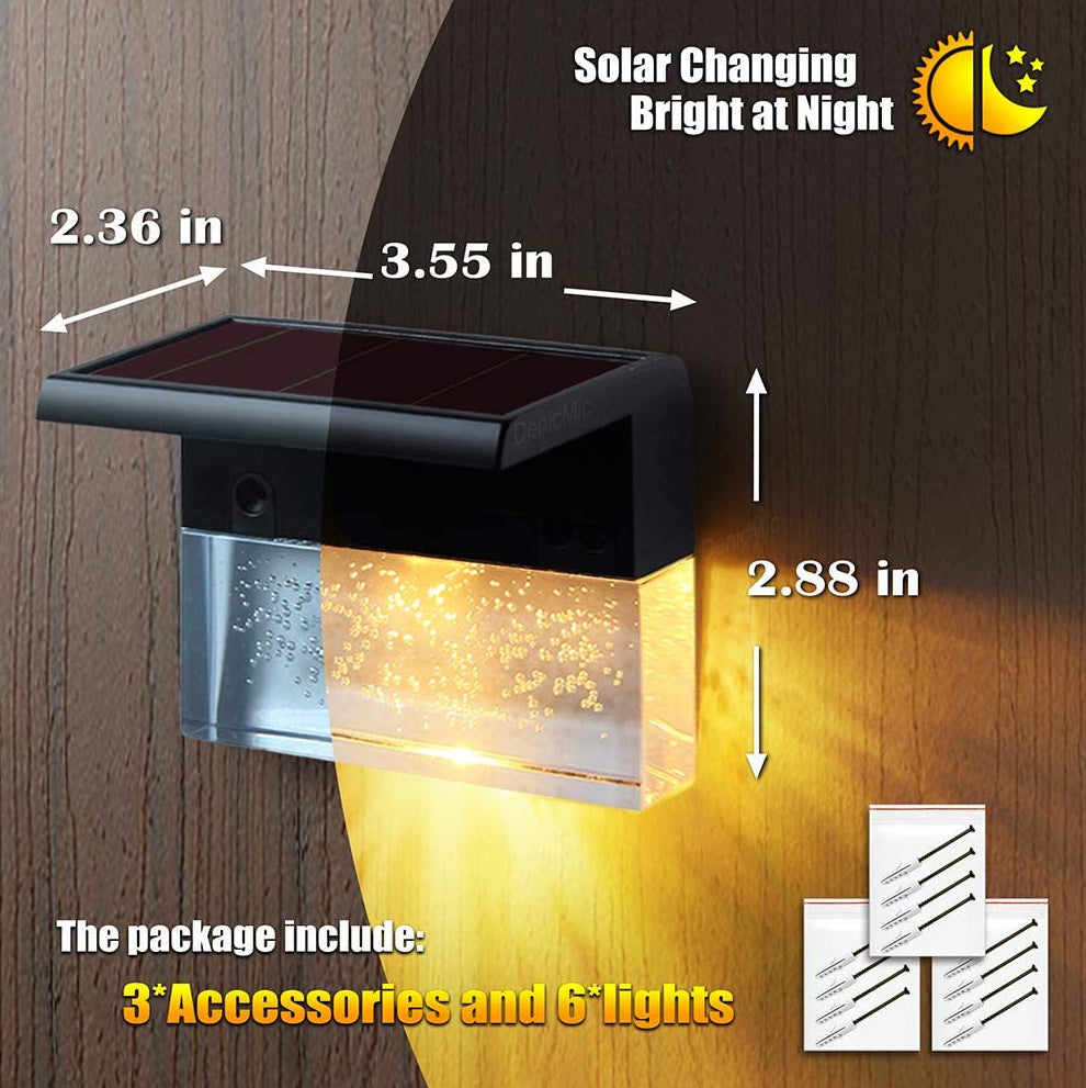 Rain Glow Solar Step Light