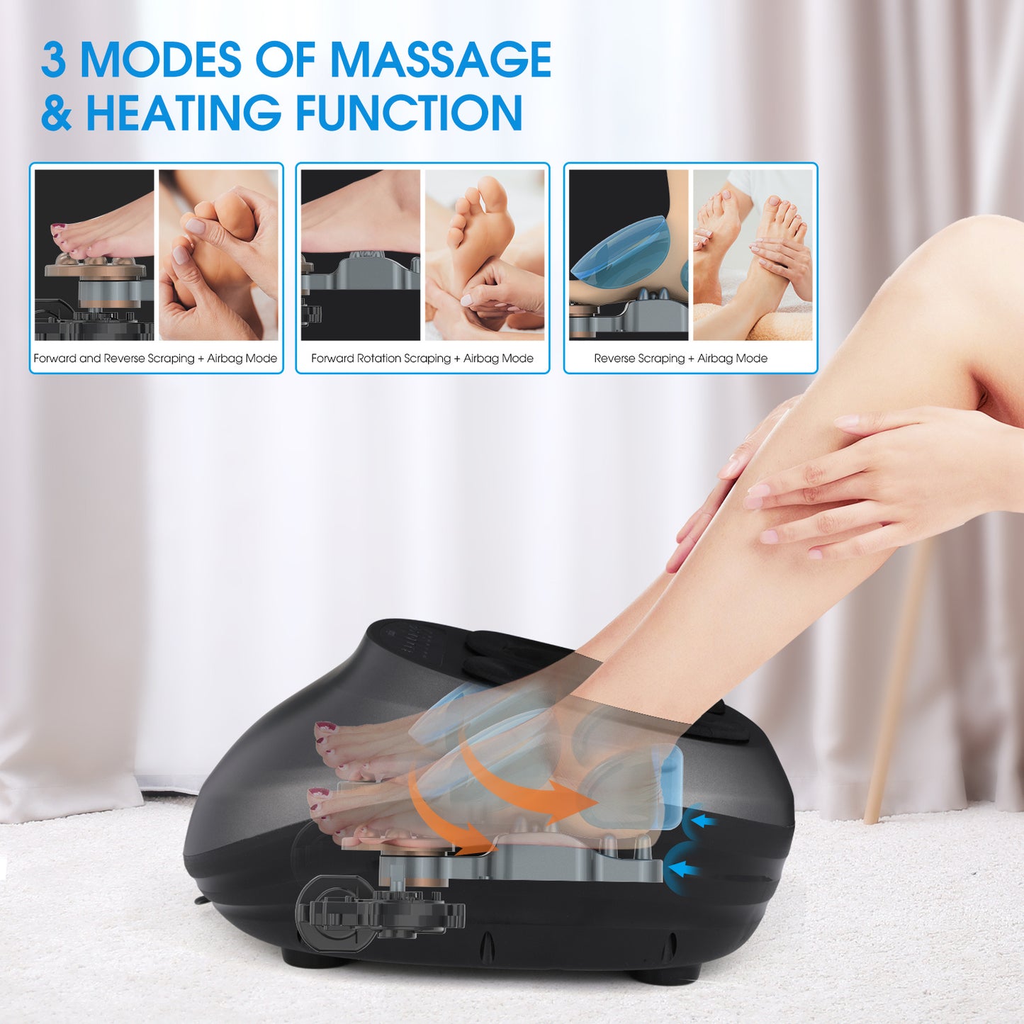 Dual Action Heat & Massage Foot Care
