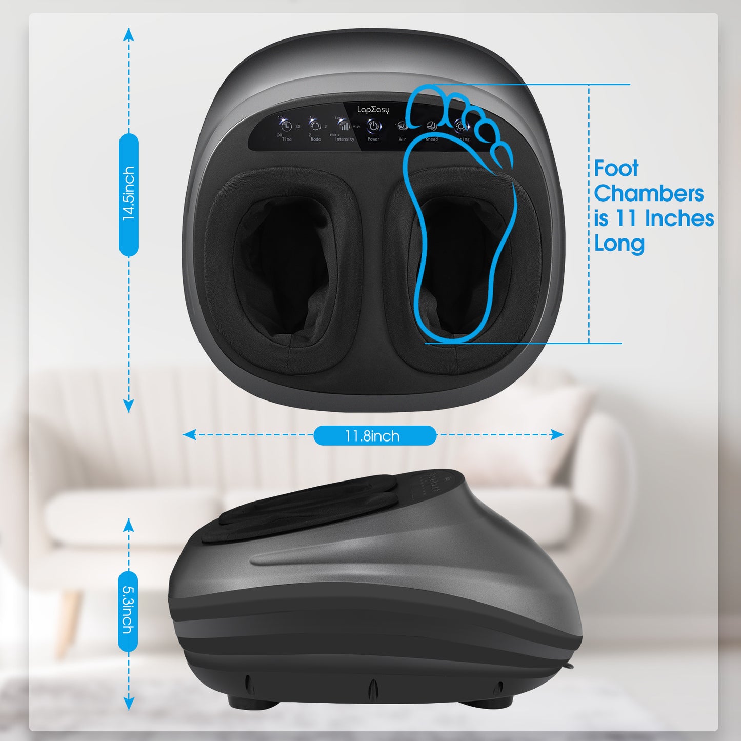 Dual Action Heat & Massage Foot Care