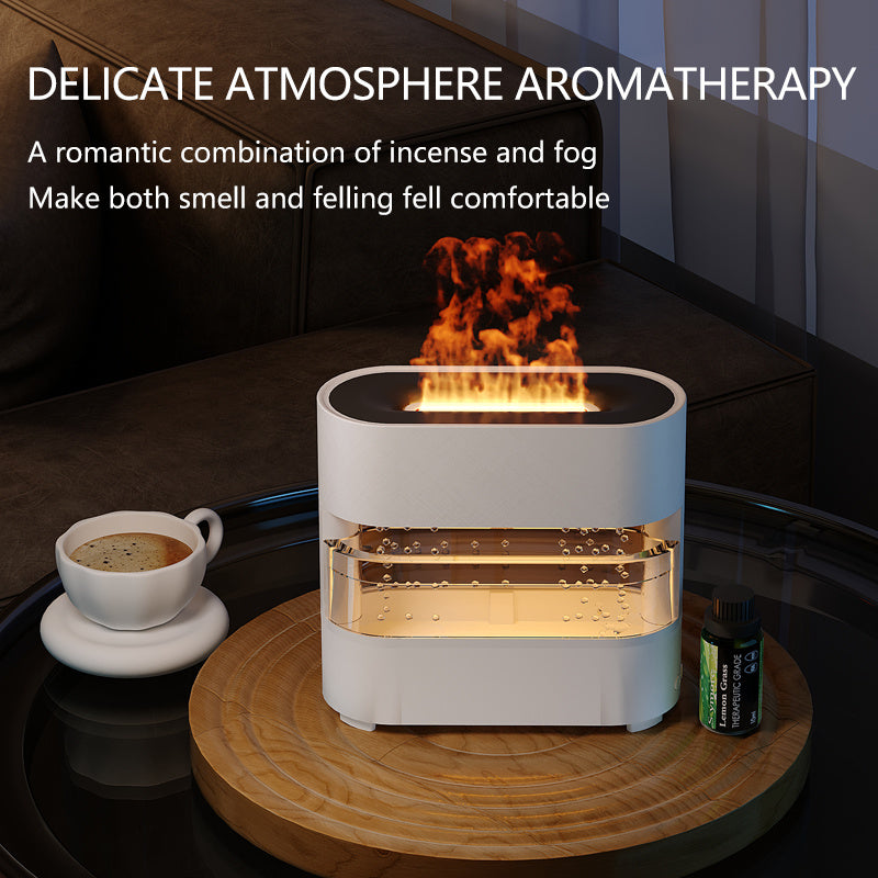 Aqua Mist Flame Diffuser & Humidifier