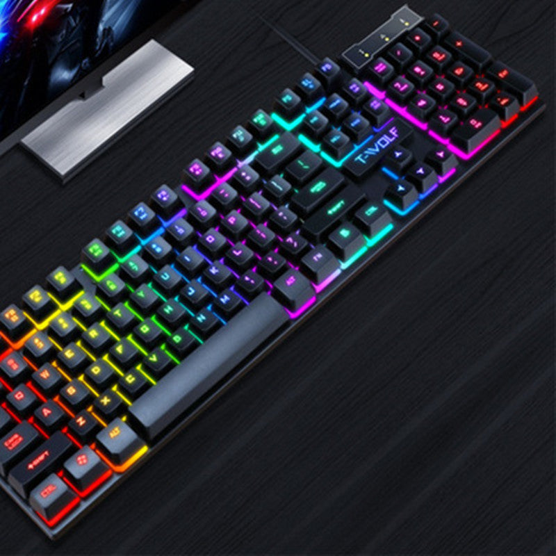 Floating Glow Edge Gaming Keyboard
