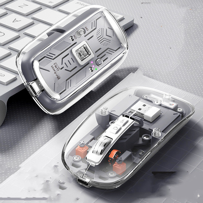 Transparent Touch Bluetooth Mouse