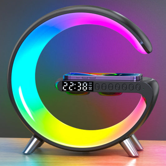 Sync Light – App-Controlled LED Lamp with Wireless Charging & Bluetooth Audio
