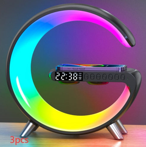 Sync Light – App-Controlled LED Lamp with Wireless Charging & Bluetooth Audio