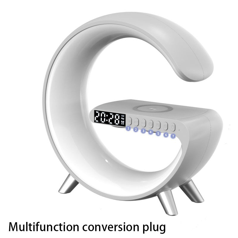 Sync Light – App-Controlled LED Lamp with Wireless Charging & Bluetooth Audio