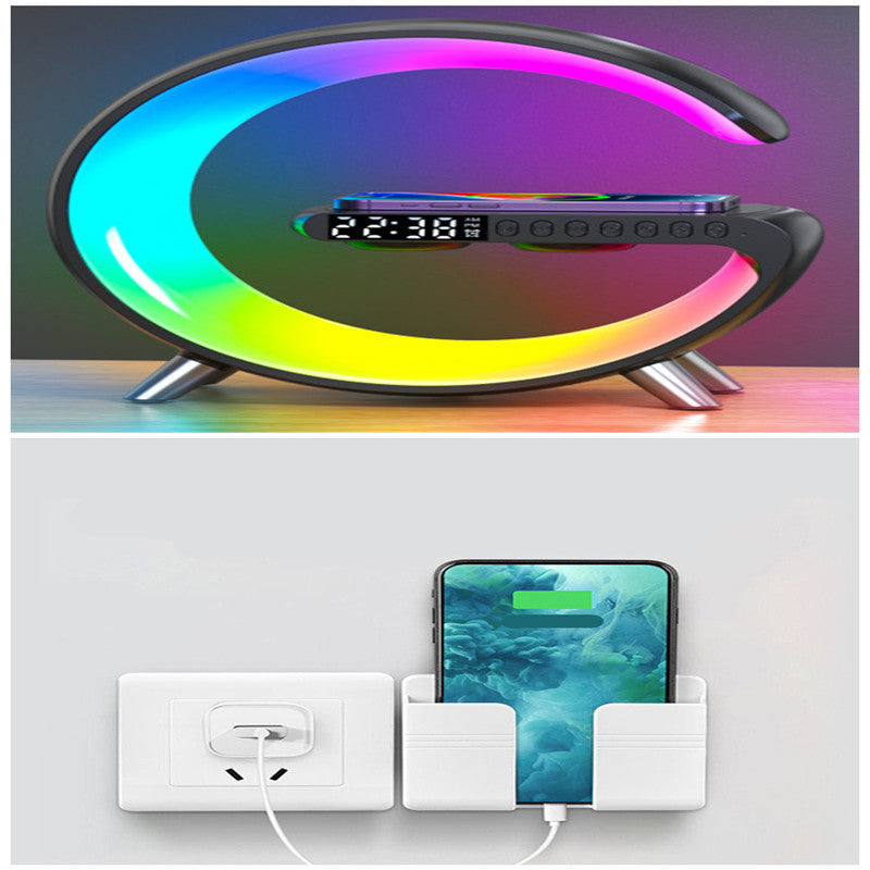 Sync Light – App-Controlled LED Lamp with Wireless Charging & Bluetooth Audio
