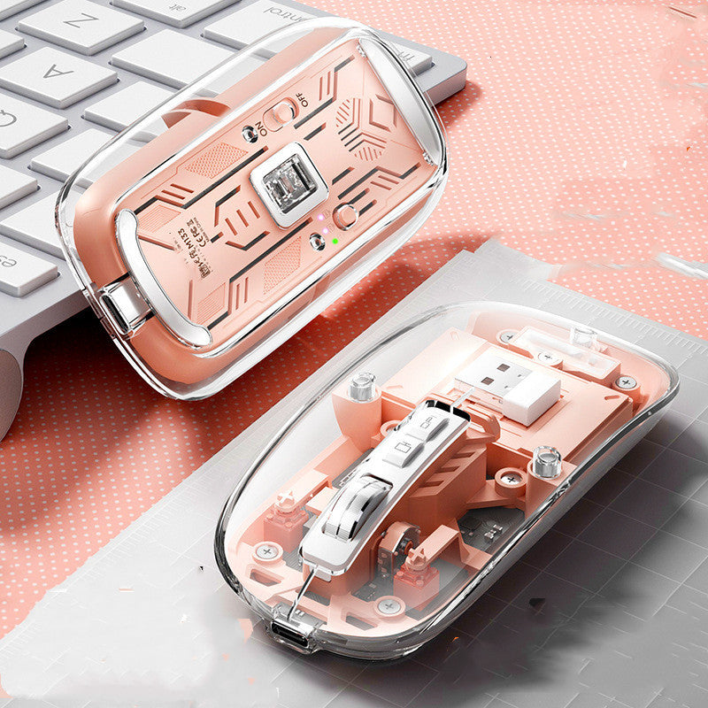 Transparent Touch Bluetooth Mouse