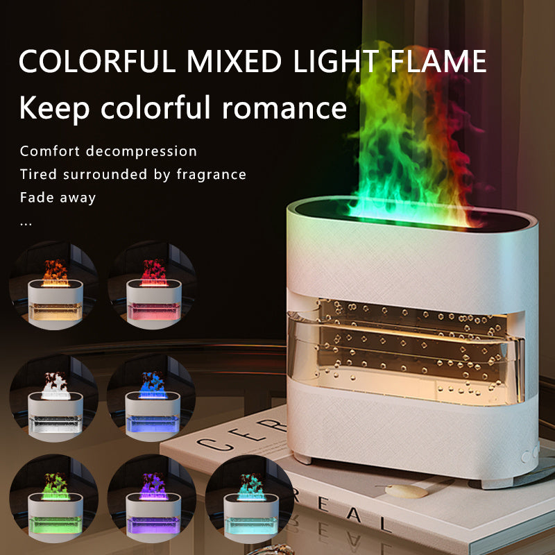 Aqua Mist Flame Diffuser & Humidifier