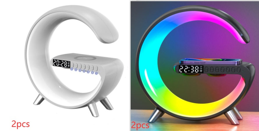 Sync Light – App-Controlled LED Lamp with Wireless Charging & Bluetooth Audio